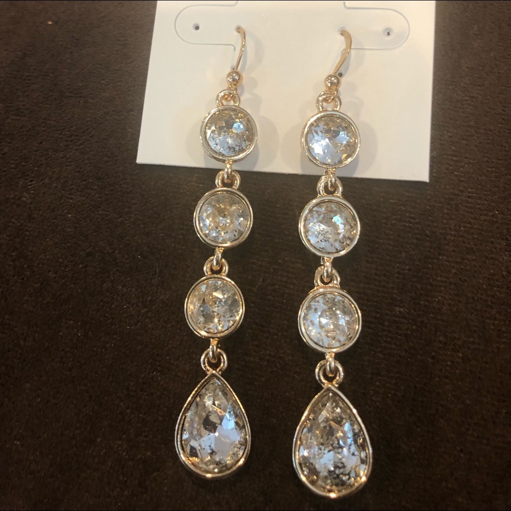 White House Black Market Goldtone Earrings